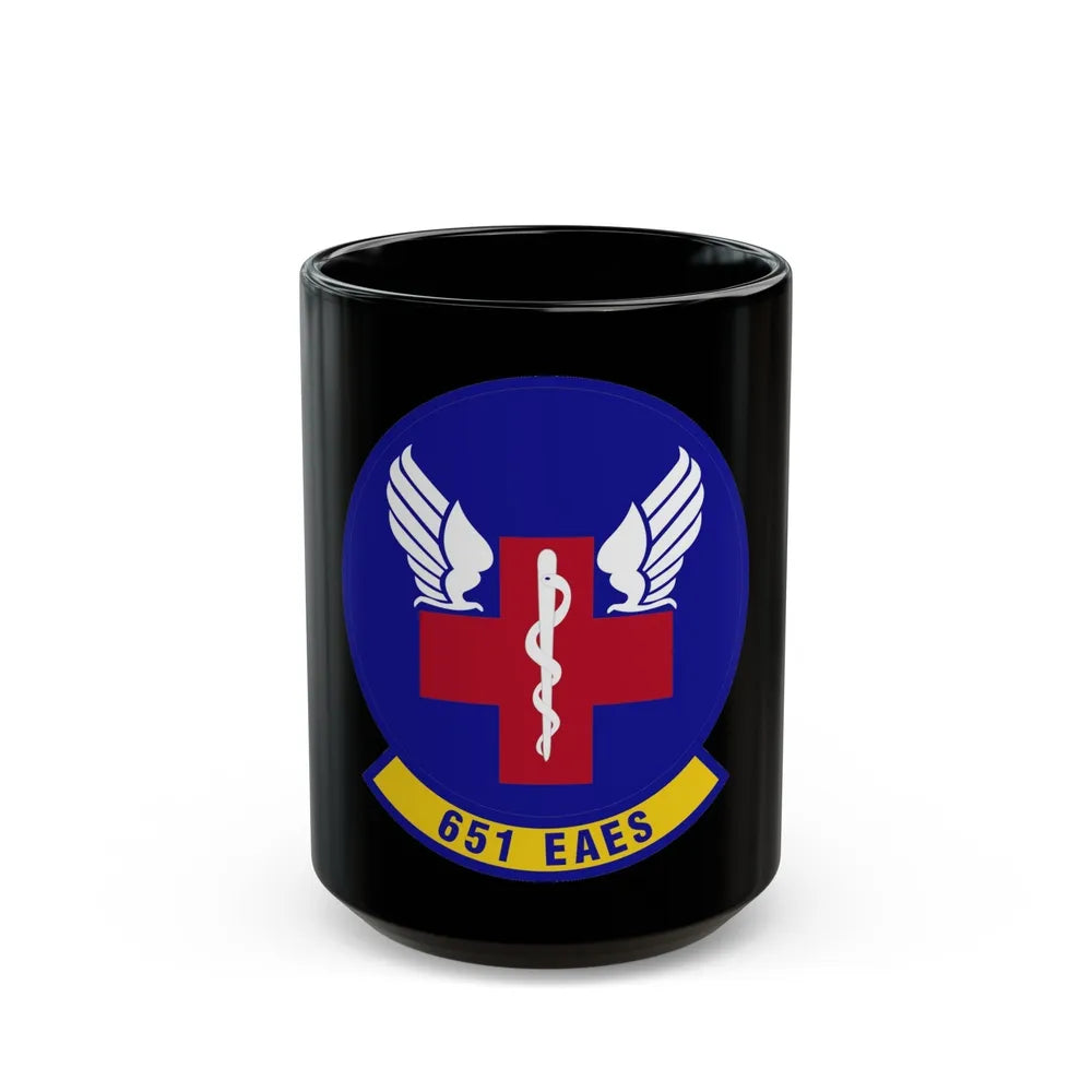 651st Expeditionary Aeromedical Evacuation Squadron (U.S. Air Force) Black Coffee Mug-15oz-Go Mug Yourself