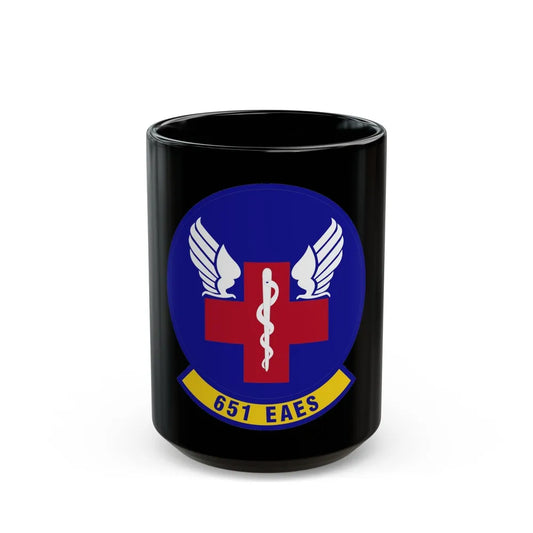 651st Expeditionary Aeromedical Evacuation Squadron (U.S. Air Force) Black Coffee Mug-15oz-Go Mug Yourself