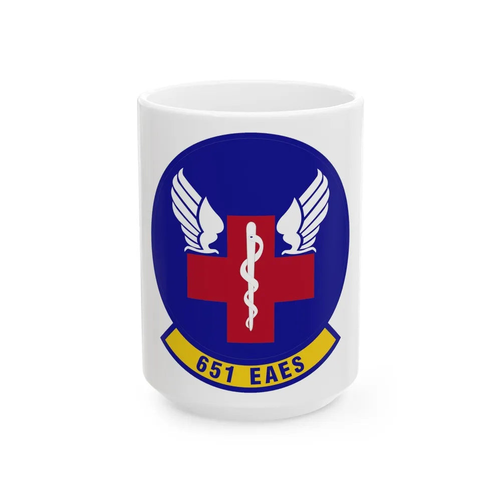 651st Expeditionary Aeromedical Evacuation Squadron (U.S. Air Force) White Coffee Mug-15oz-Go Mug Yourself