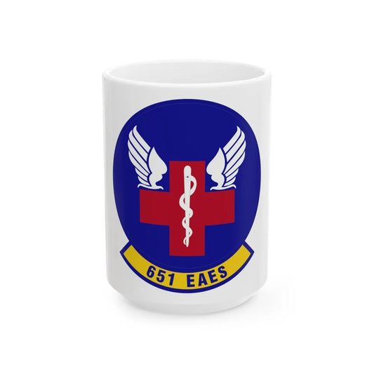 651st Expeditionary Aeromedical Evacuation Squadron (U.S. Air Force) White Coffee Mug-15oz-Go Mug Yourself