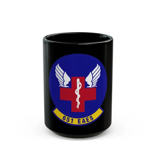 651st Expeditionary Aeromedical Evacuation Squadron (U.S. Air Force) Black Coffee Mug 15oz - Go Mug Yourself
