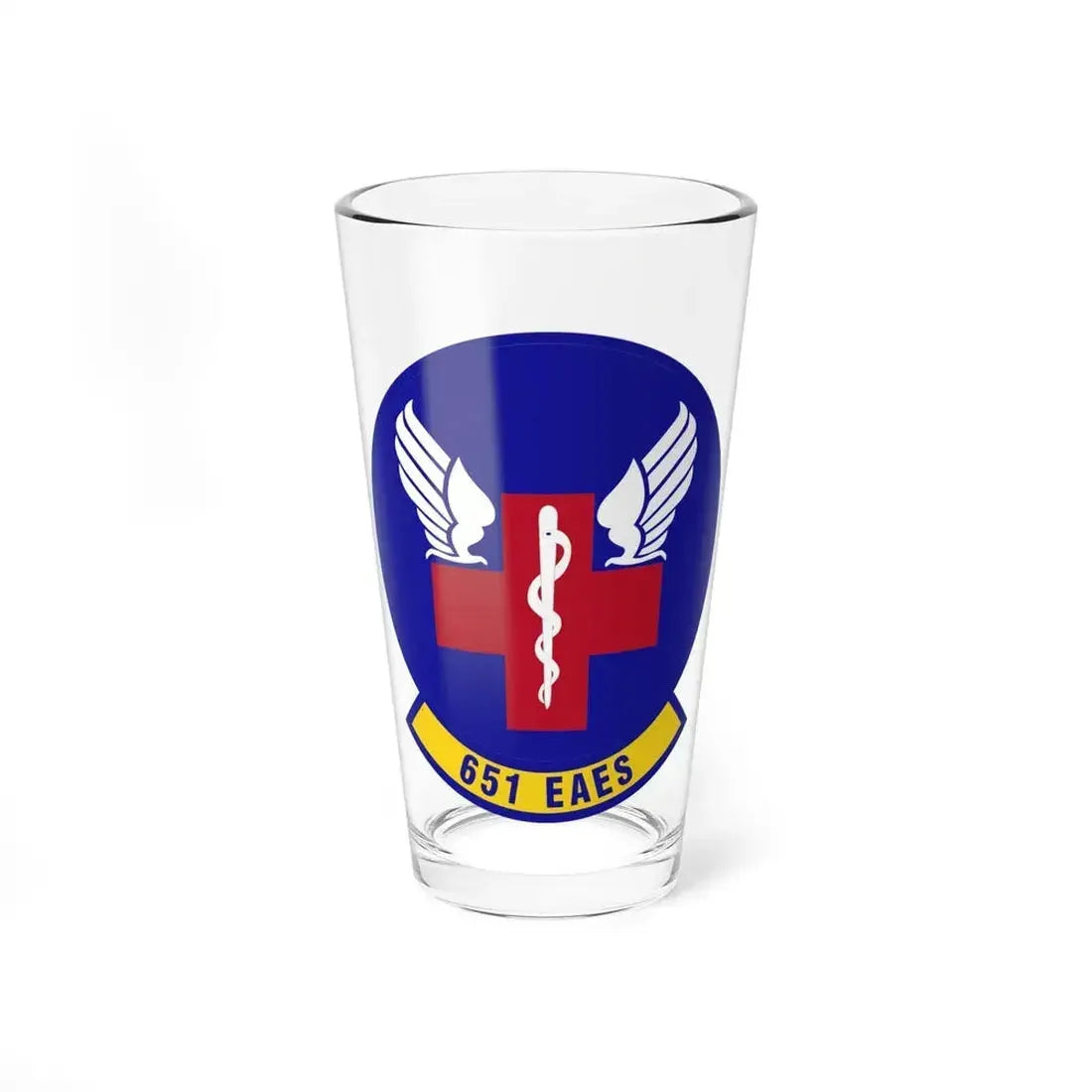 651st Expeditionary Aeromedical Evacuation Squadron (U.S. Air Force) Pint Glass 16oz - Go Mug Yourself