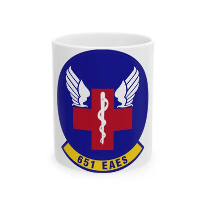 651st Expeditionary Aeromedical Evacuation Squadron (U.S. Air Force) White Coffee Mug 11oz - Go Mug Yourself