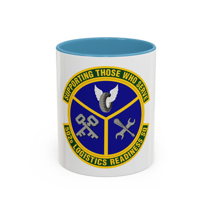 502d Logistics Readiness Squadron (U.S. Air Force) Accent Coffee Mug