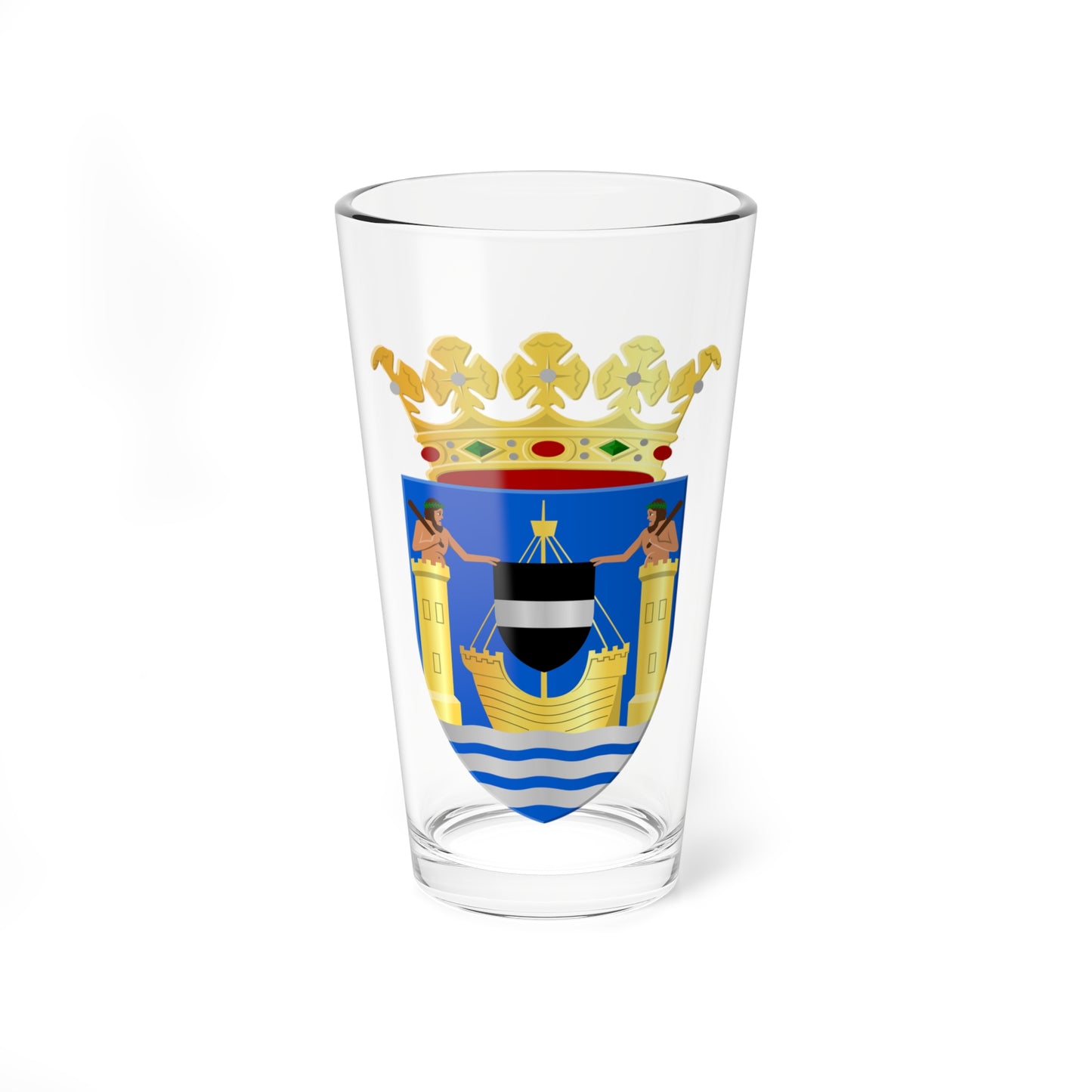 Coat of arms of Veere (Netherlands) (Coat of Arms) Pint Glass 16oz