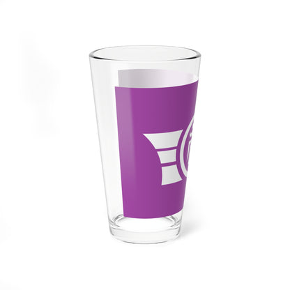 Flag of Kakaji Ōita 1974-2005 (Japan) Pint Glass 16oz