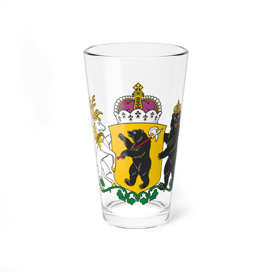 Coat of arms of Yaroslavl Oblast (Russia) (Coat of Arms) Pint Glass 16oz