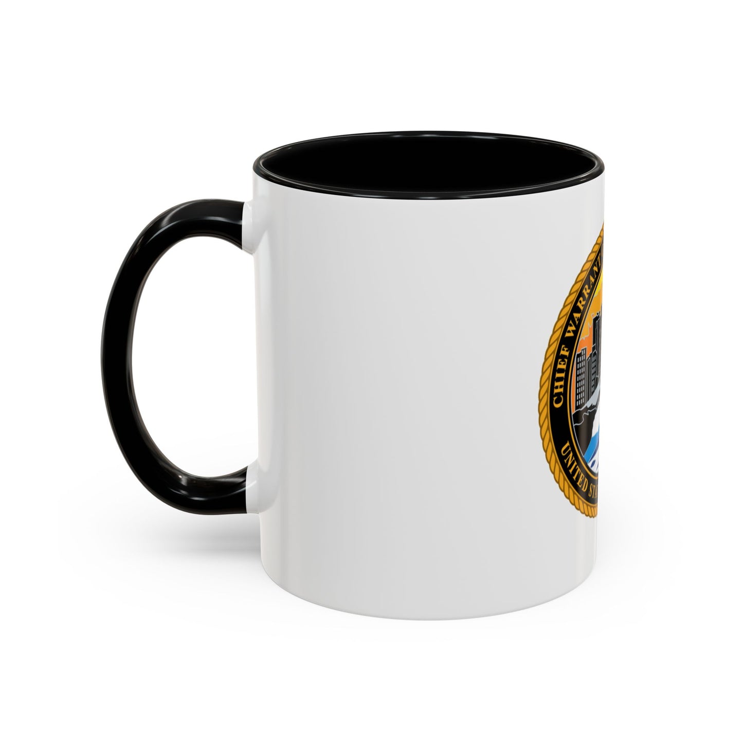 USCG CWO Assoc Surfer (U.S. Coast Guard) Accent Coffee Mug
