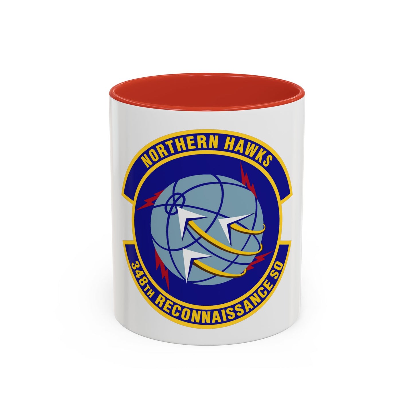 348th Reconnaissance Squadron (U.S. Air Force) Accent Coffee Mug