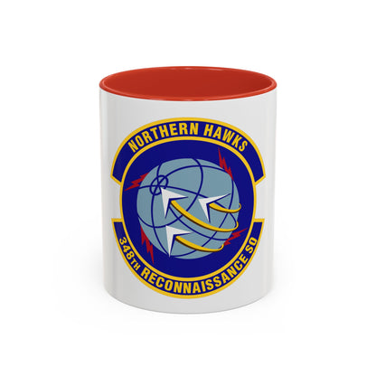 348th Reconnaissance Squadron (U.S. Air Force) Accent Coffee Mug