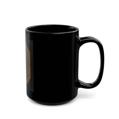 First Lieutenant Jacob A. Field Of Company K, 12th Maine Infantry Regiment In Uniform And Red Officer's Sash With Sword (U.S. Civil War) Black Coffee Mug