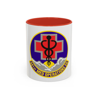 341st Medical Operations Squadron (U.S. Air Force) Accent Coffee Mug