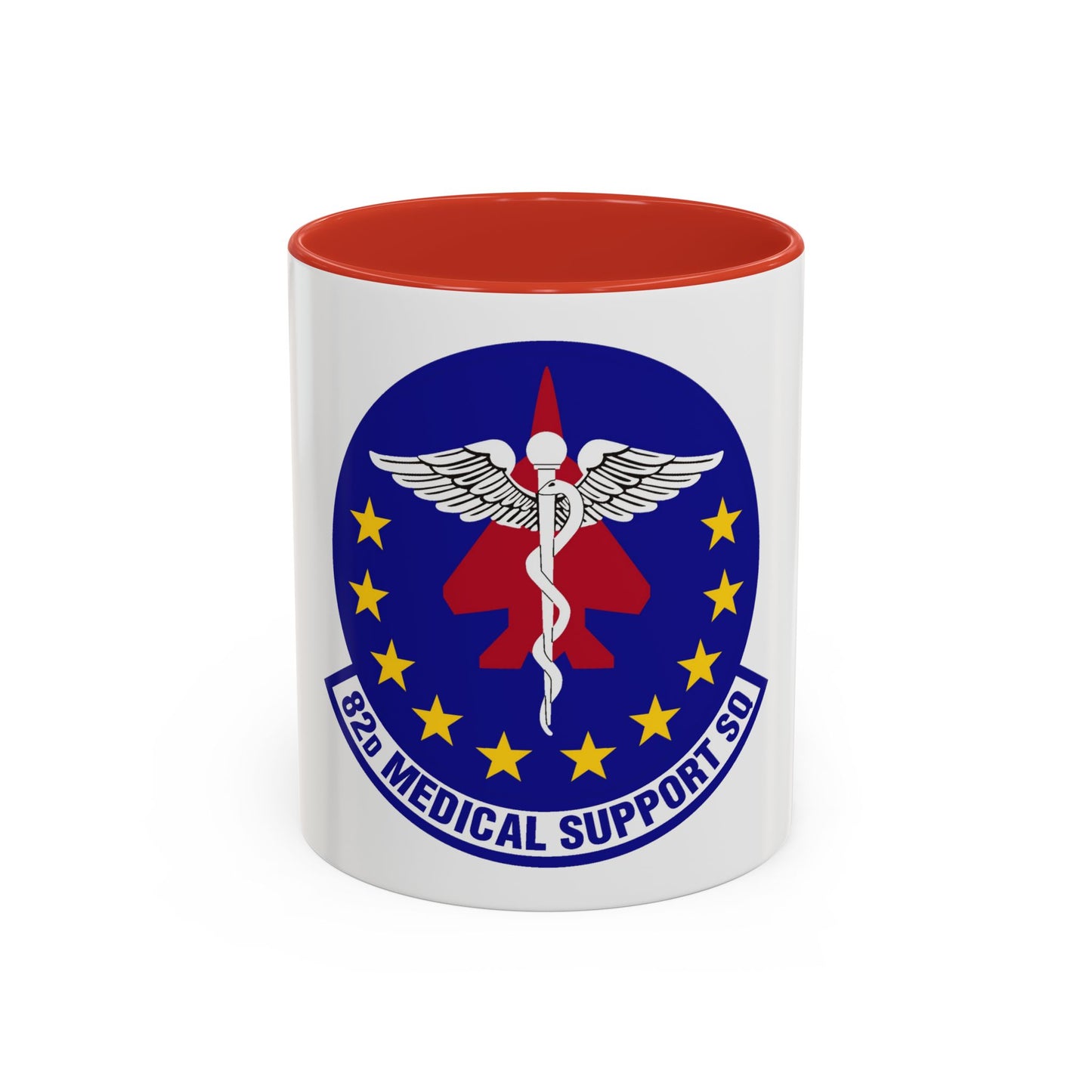 82d Medical Support Squadron (U.S. Air Force) Accent Coffee Mug