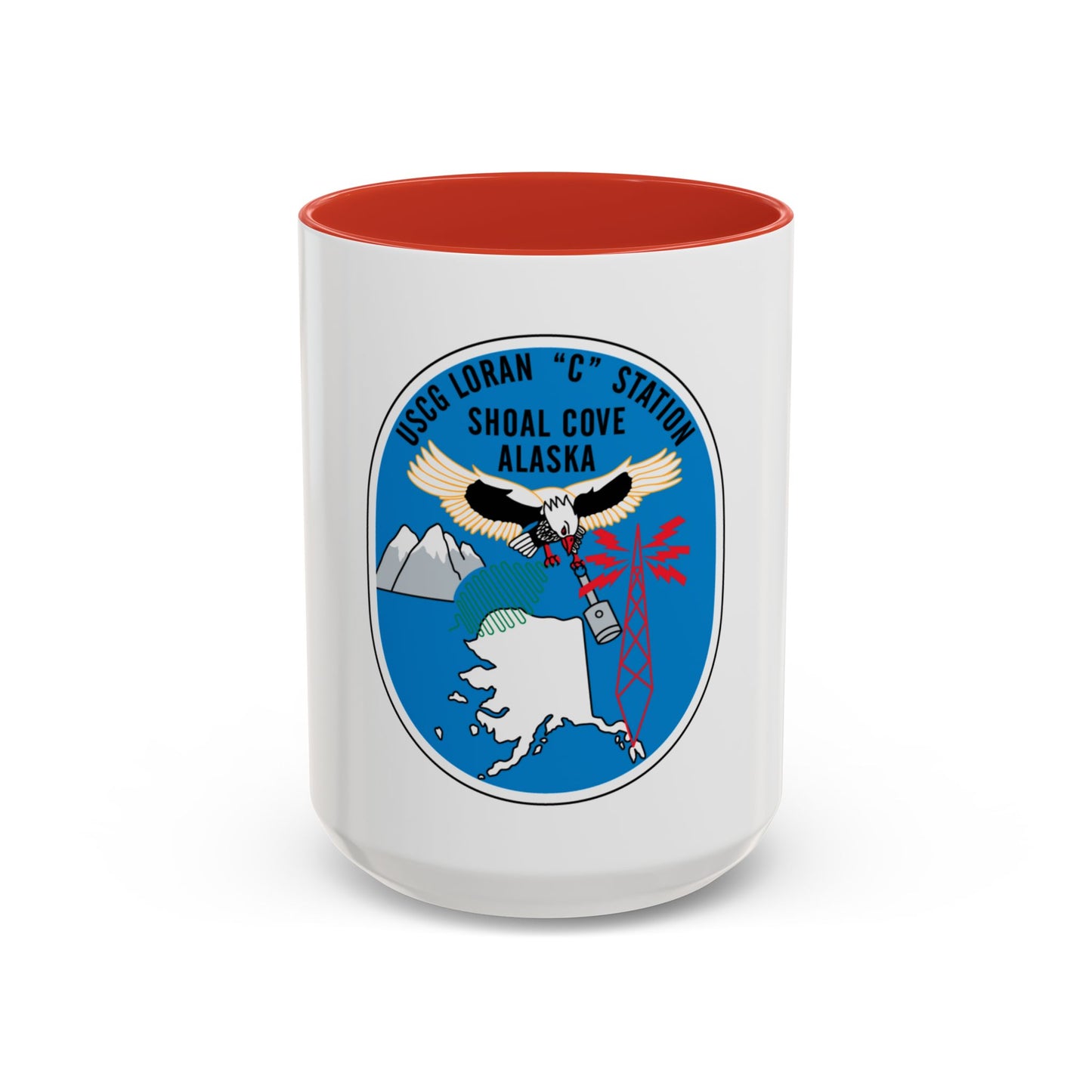 USCG Loran C Station Shoal Cove Alaska (U.S. Coast Guard) Accent Coffee Mug