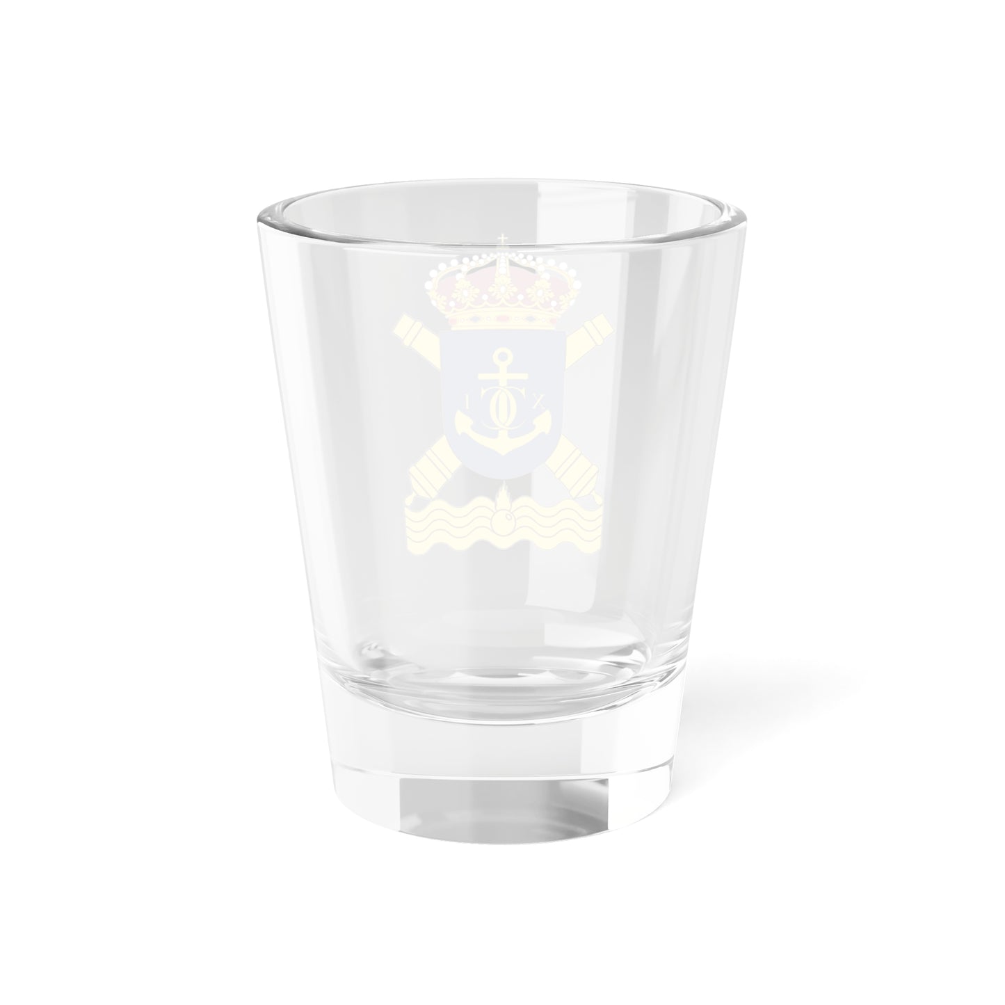 Karlskrona kustartilleriregemente vapen (Sweden) (Coat of Arms) Shot Glass 1.5oz
