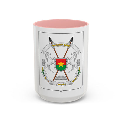 Coat of arms of Burkina Faso - Accent Coffee Mug