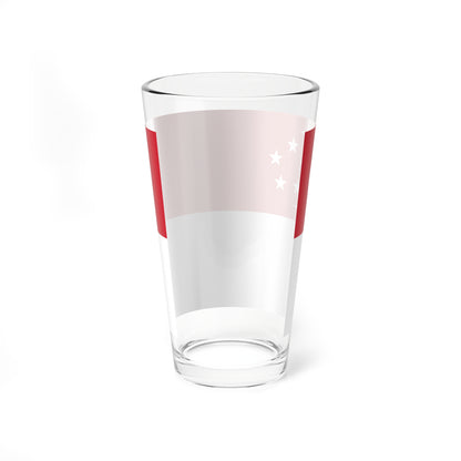 Flag of Singapore 1959-1963 (Singapore) Pint Glass 16oz