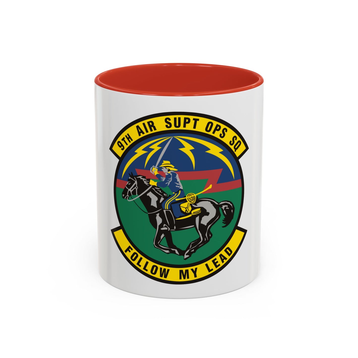 9th Air Support Operations Squadron (U.S. Air Force) Accent Coffee Mug