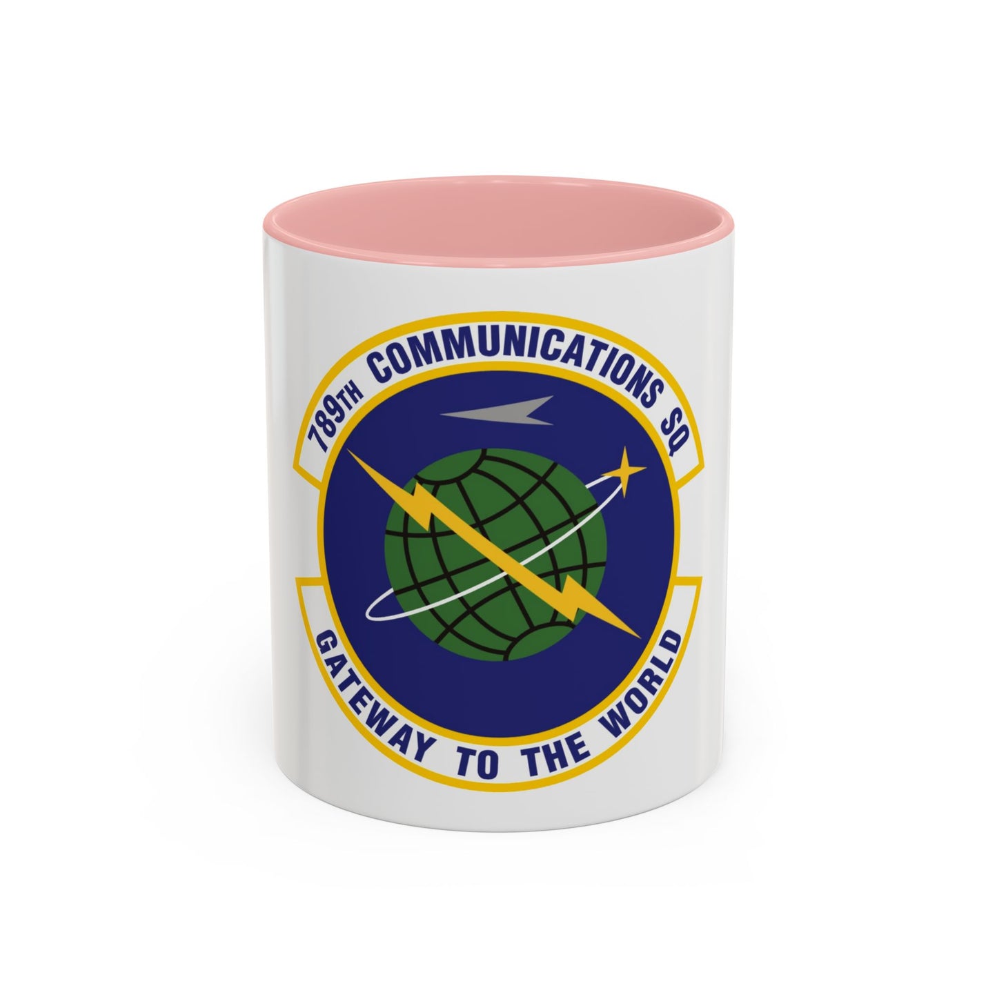 789th Communications Squadron (U.S. Air Force) Accent Coffee Mug