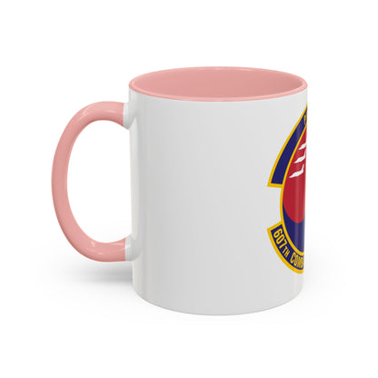 607th Combat Operations Squadron (U.S. Air Force) Accent Coffee Mug