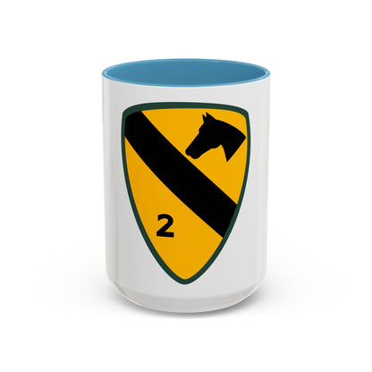 2nd Brigade 1st Cavalry Division (U.S. Army) Accent Coffee Mug