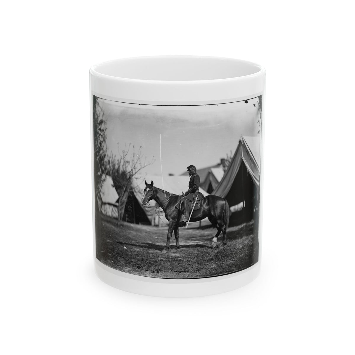 Antietam, Maryland. Lt. Col. Charles B. Norton At Headquarters Of Gen. Fitz-John Porter (U.S. Civil War) White Coffee Mug