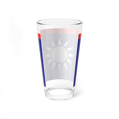 ROCN Admirals Flag 1929 (China) Pint Glass 16oz