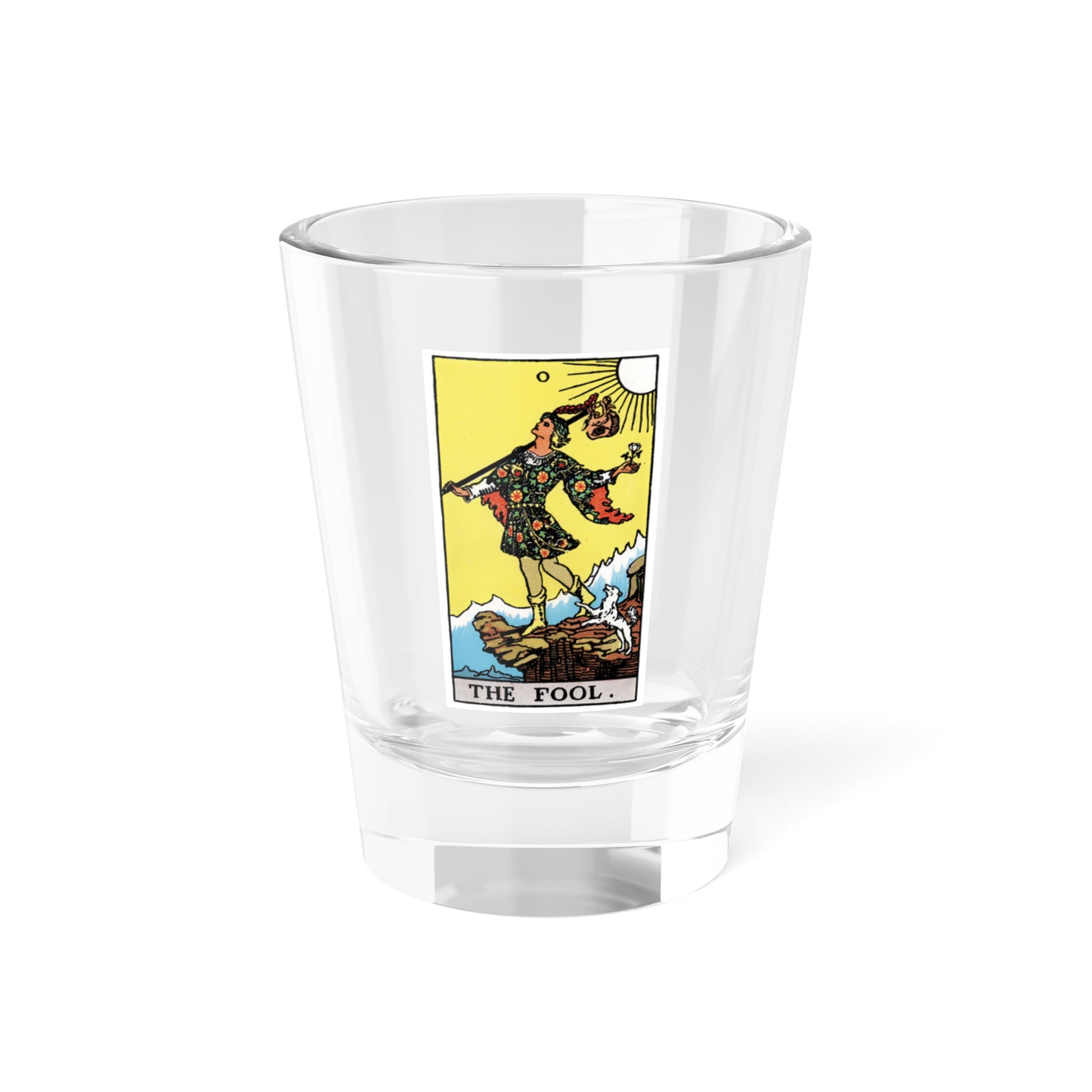 The Fool (Tarot Card) Shot Glass 1.5oz-1.5oz-Go Mug Yourself