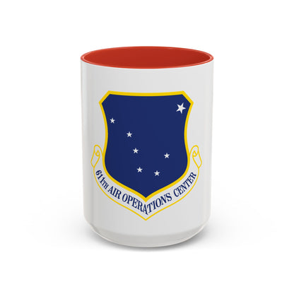 611th AOC (U.S. Air Force) Accent Coffee Mug