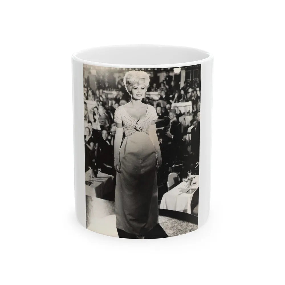 Janette Scott #38 (Vintage Female Icon) White Coffee Mug-11oz-Go Mug Yourself