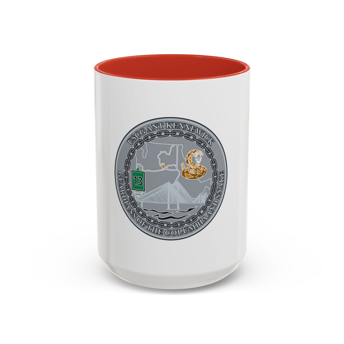 USCG ANT Kennewick (U.S. Coast Guard) Accent Coffee Mug