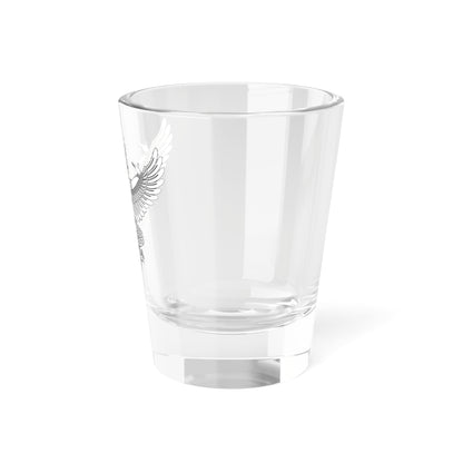 Garuda Emblem of Thailand Monochrome 2 (Thailand) (Coat of Arms) Shot Glass 1.5oz