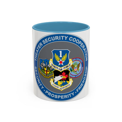 AF North TSC Theater Security Cooperation (U.S. Air Force) Accent Coffee Mug