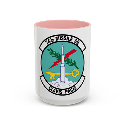 742 Missile Squadron AFGSC (U.S. Air Force) Accent Coffee Mug
