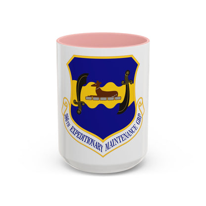 386th Expeditionary Maintenance Group (U.S. Air Force) Accent Coffee Mug