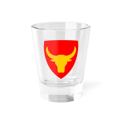 12th Infantry Division SSI (U.S. Army) Shot Glass 1.5oz