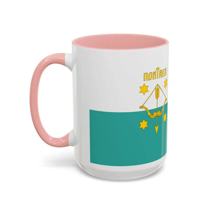 Flag of Poltava Ukraine - Accent Coffee Mug-Go Mug Yourself