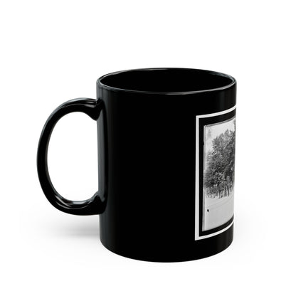 A Post Of Mountain Howitzers That Saw War Service (U.S. Civil War) Black Coffee Mug