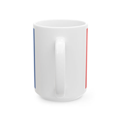Querflagge Heilbronn (Germany) White Coffee Mug
