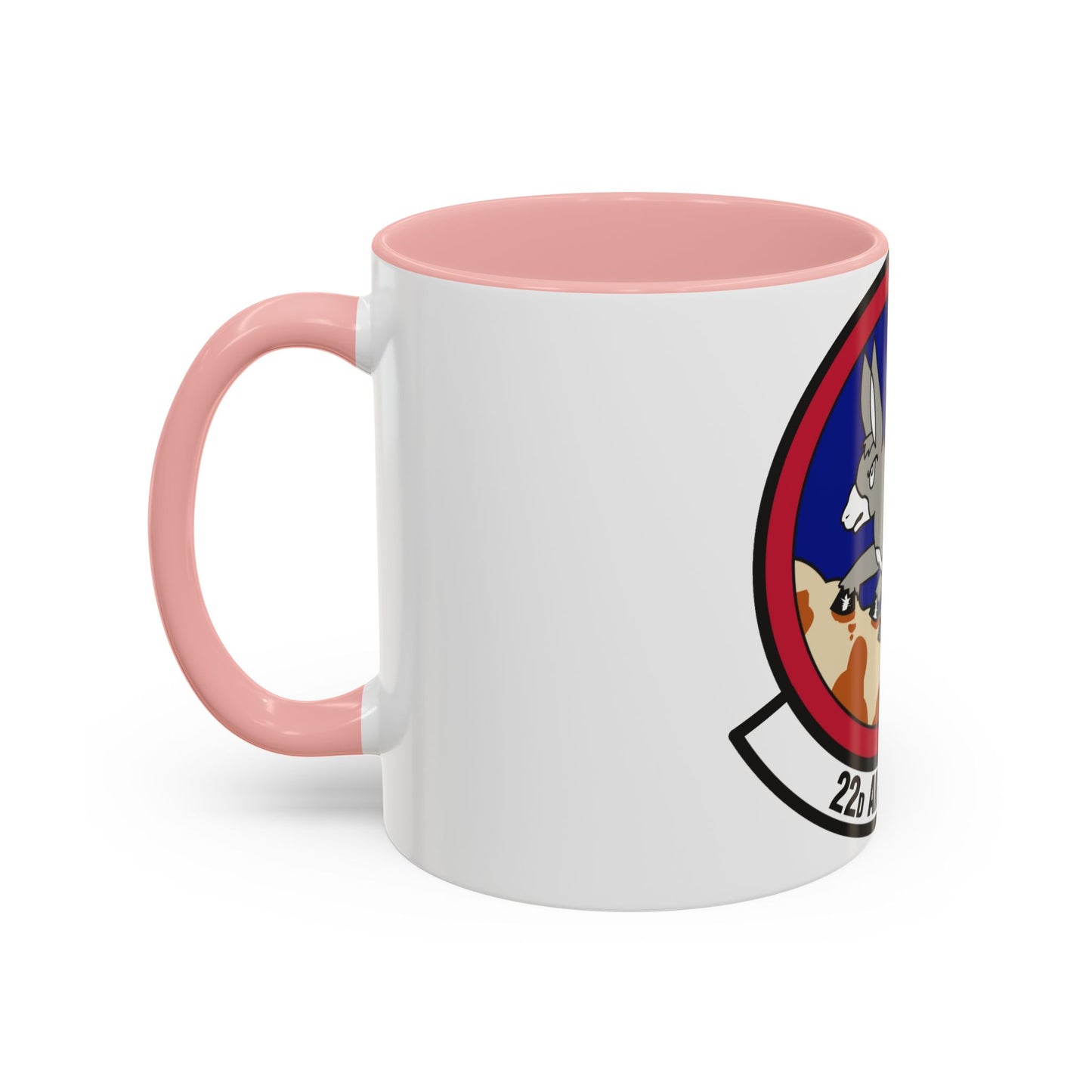 22d Airlift Squadron (U.S. Air Force) Accent Coffee Mug