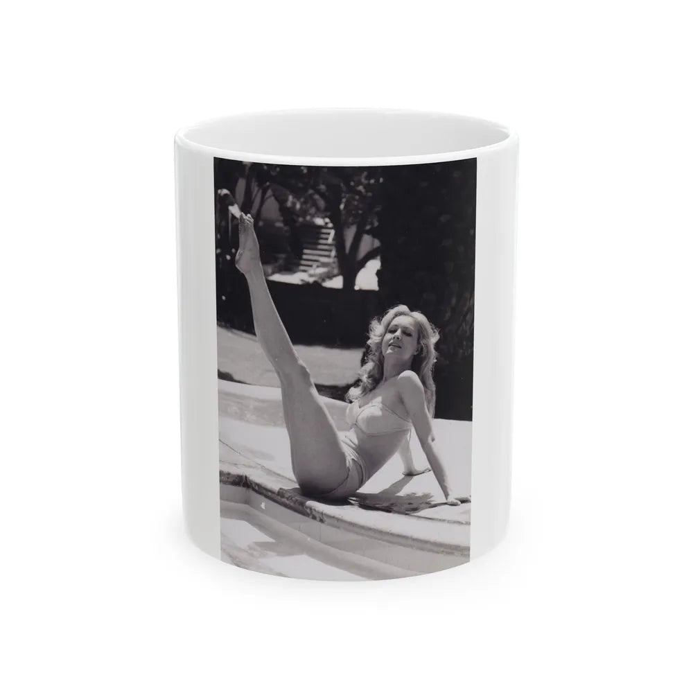 Julie Newmar #342 (Vintage Female Icon) White Coffee Mug-11oz-Go Mug Yourself