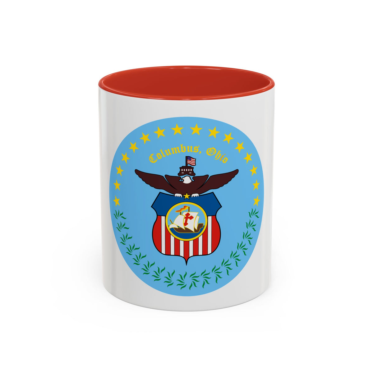 Seal of Columbus Ohio - Accent Coffee Mug
