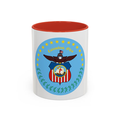 Seal of Columbus Ohio - Accent Coffee Mug