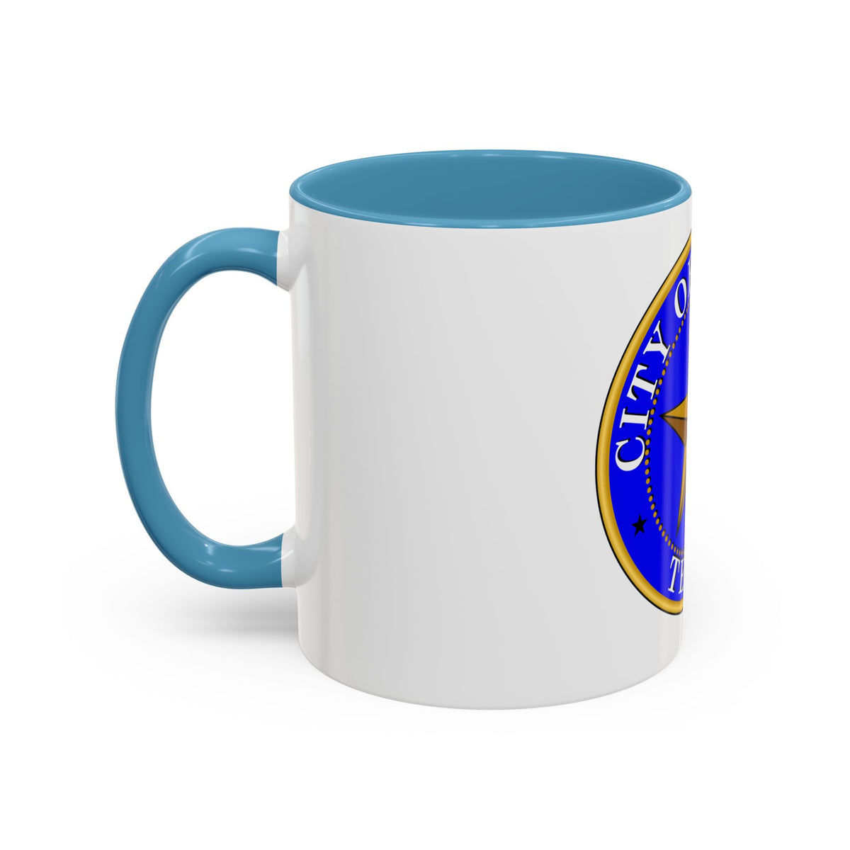 Seal of Dallas - Accent Coffee Mug