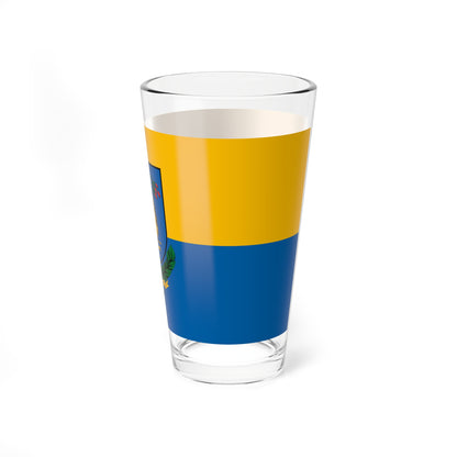 Flag of Csipkerek (Hungary) Pint Glass 16oz