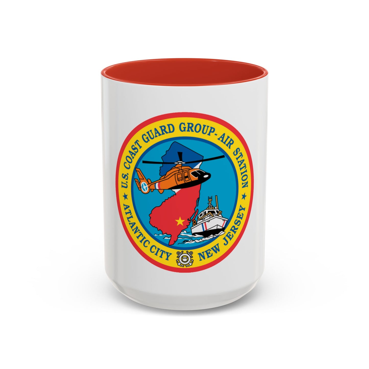 USCGC Group Air Station Atlantic City NJ (U.S. Coast Guard) Accent Coffee Mug