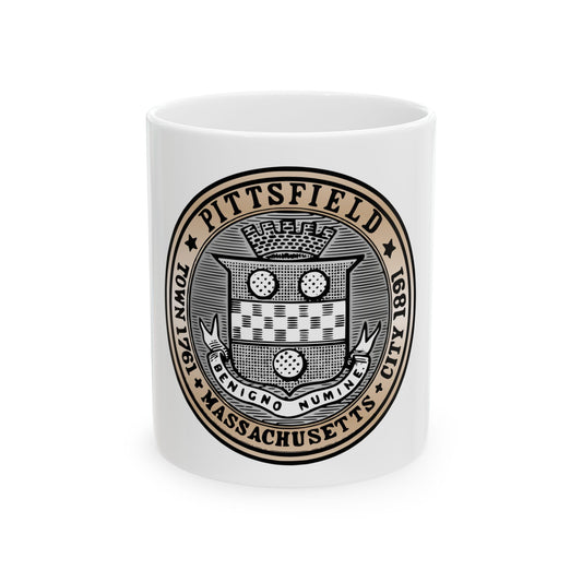 Seal of Pittsfield Massachusetts - White Coffee Mug