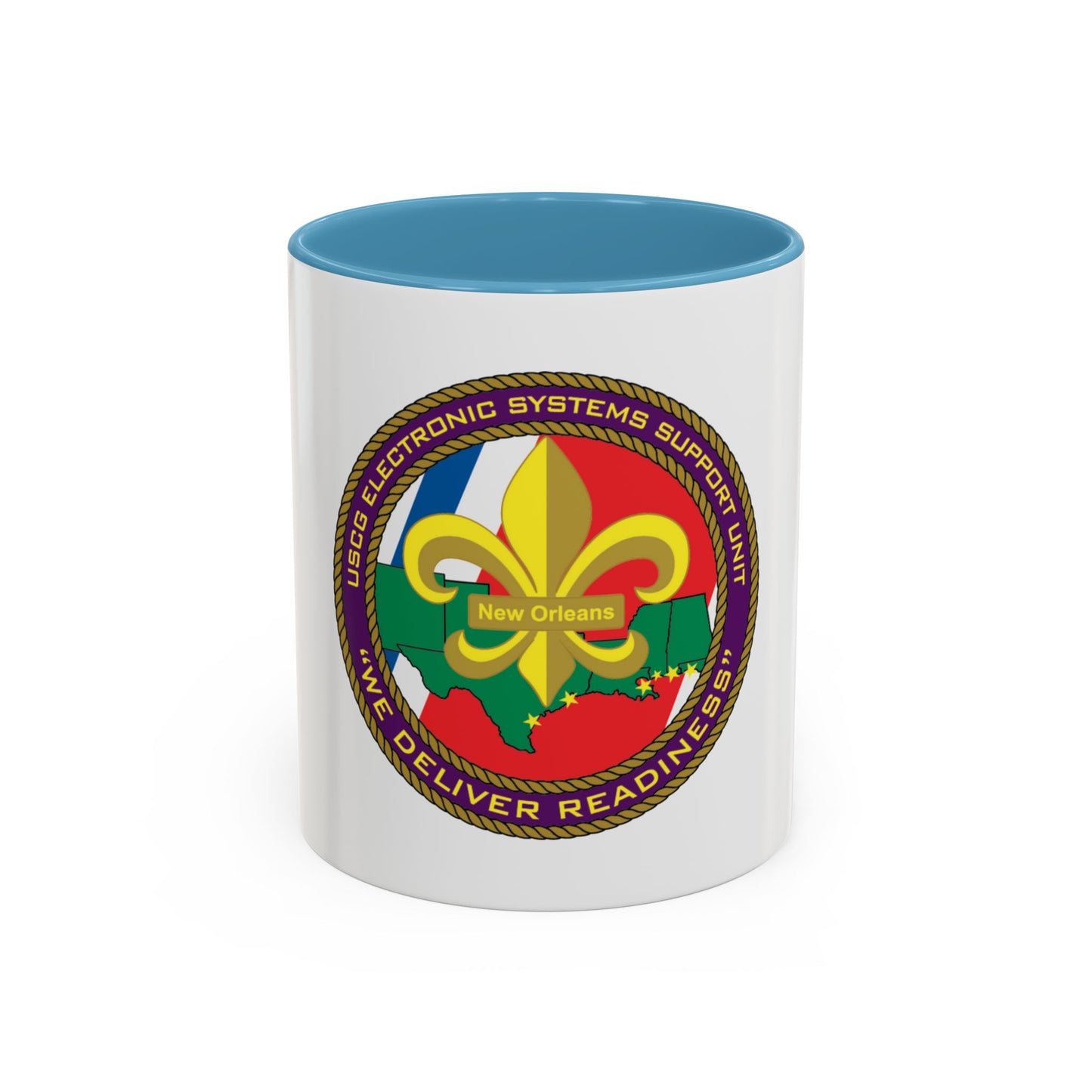 USCG ESSU New Orleans (U.S. Coast Guard) Accent Coffee Mug