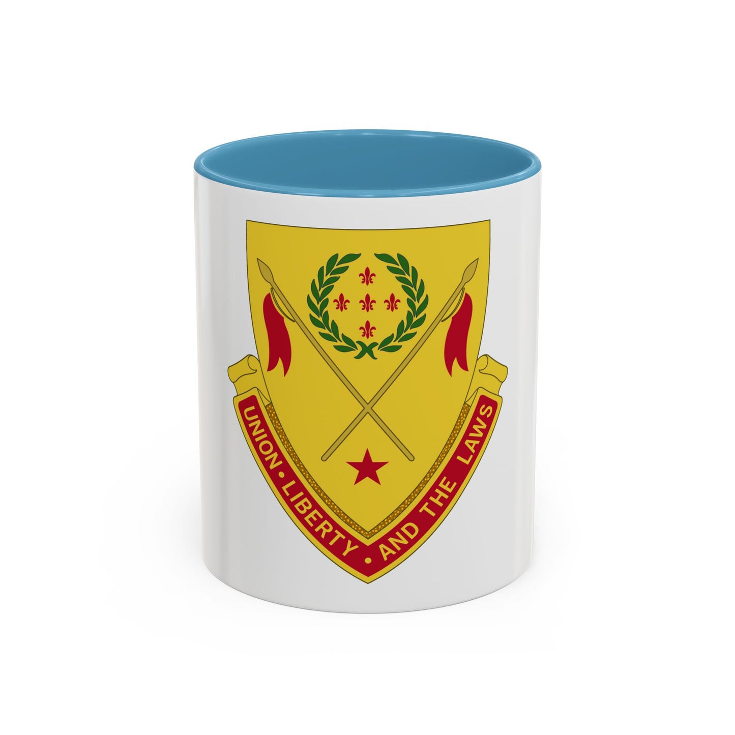 180th Field Artillery Battalion (U.S. Army) Accent Coffee Mug