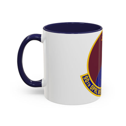 90 Operational Medical Readiness Squadron AFGSC (U.S. Air Force) Accent Coffee Mug